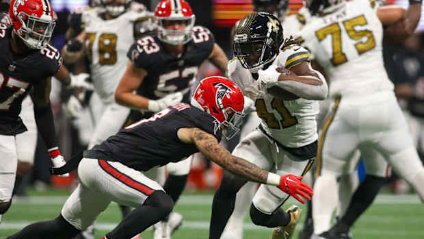 Jessie Bates III Alvin Kamara